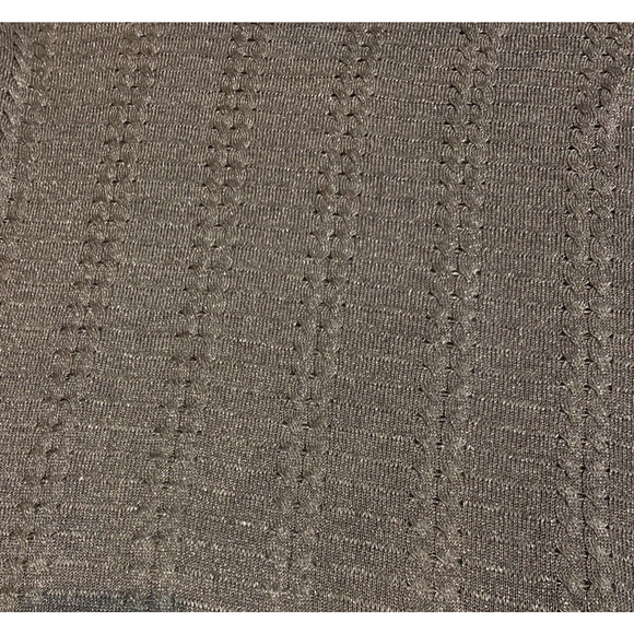 New York & Company Womens Knit Sweater Size XL Gray Glitter Pullover Preppy - Picture 3 of 5